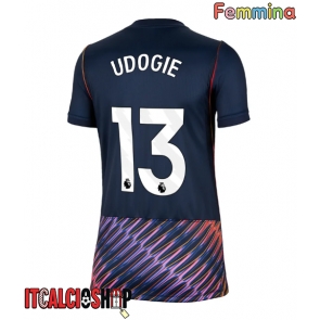 Tottenham Hotspur Destiny Udogie #13 Seconda Maglia Femmina 2026-27 Manica Corta